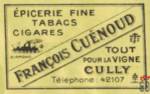 FRANCOIS CUENOUD Epicerie Fine Tabacs Cigares Tout pour la Vigne Cully