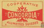 CONCORDIA Cooperative Alumettes Suisses