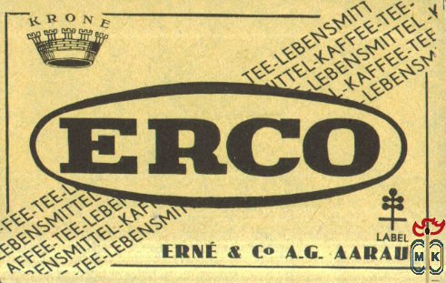ERGO Erne & Co A.G. Aarau Label