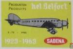 S-73 - 1935 Hef Belford Produkten Produits Sabena 1923-1963