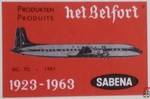 DC-FC - 1957 Hef Belford Produkten Produits Sabena 1923-1963