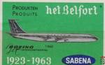 BOEING INTERCONTINENTAL - 1960 Hef Belford Produkten Produits Sabena 1