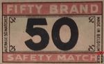 50 Impregnated firty brand safety  match made in Belgium average 50 ma