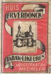 Huis Fr. Verdonck tabak Likeuren hoogstraat 84 Mechelen