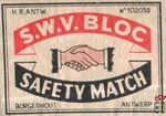 S.W.V. Bloc safety match h.r.antw. №102058 borgerhout Antwerp