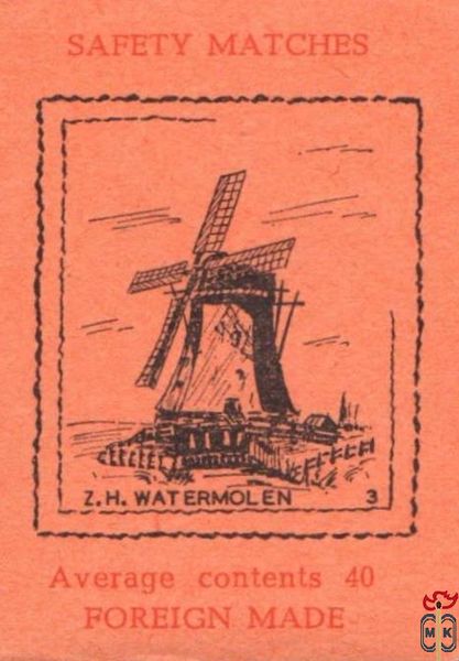 Z.H. Watermolen Average contents 40 Foreign made