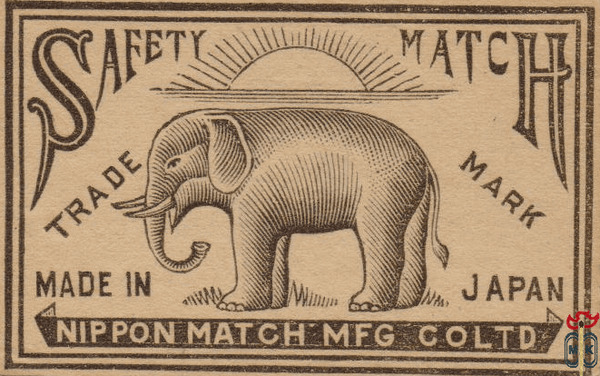 Nippon match mfg coltd Safety matches trade mark Made in Japan