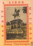 Liege Statue Charlemagne Safety matches