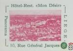 Liege Panorama Hotel-Rest. "Mon Desir"-10, Rue General Jacqu