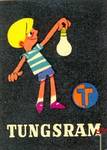 Tungsram › (csíkos ruhájú fiú, kezében égő)