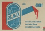 Remix › MSZ 40 f › Potencióméterek, ellenállások, kondenzátorok