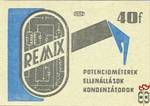 Remix › MSZ 40 f › Potencióméterek, ellenállások, kondenzátorok