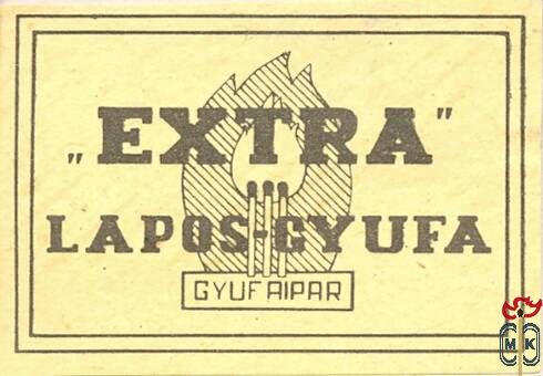 „Extra” lapos–gyufa Gyufaipar