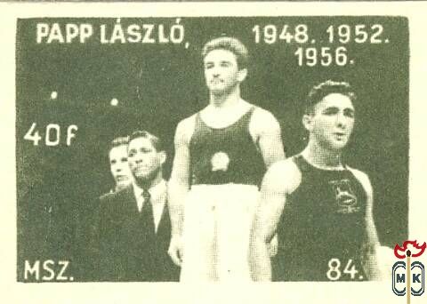 Olimpiák › MSZ, 40 f › 84. Papp László, 1948, 1952, 1956