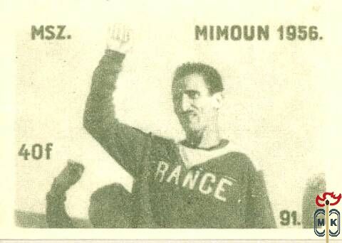 Olimpiák › MSZ, 40 f › 91. Mimoun, 1956