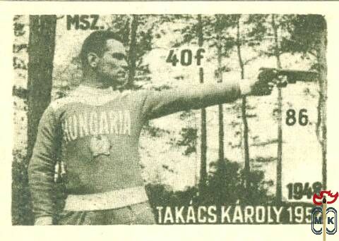 Olimpiák › MSZ, 40 f › 86. Takács Károly, 1948, 1952