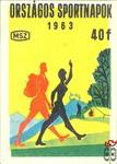 35x50 mm-Országos Sportnapok 1963 MSZ 40 f-(túrázók)