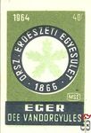 35x50 mm-Eger OEE Vándorgyűlés 1964. MSZ 40 f-Orsz. Erdészeti Egyesüle
