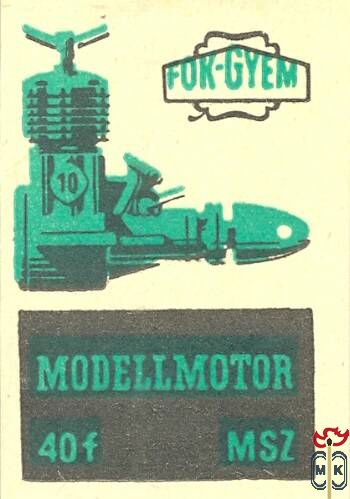 FOK-GYEM Modellmotor MSZ 40 f-35x50 mm