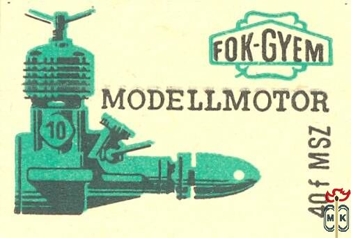 FOK-GYEM Modellmotor MSZ 40 f-35x50 mm