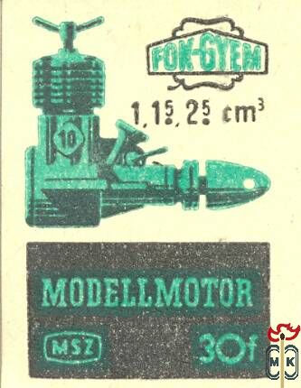 FOK-GYEM Modellmotor MSZ 30 f-35x50 mm