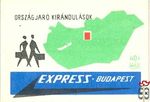 Országjáró kirándulások express Budapest 40f msz