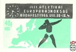 VIII. Atlétikai Európabajnokság, Budapest, 1966. VIII. 30–IX. 4., MSZ,