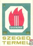 Szeged termel, MSZ, 40 f, S, Gyufaipar