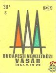 Budapesti Nemzetközi Vásár, 1967. V. 19–29., MSZ, 30 f, S
