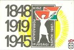 Forradalmi Ifjúsági Napok, MSZ, 40 f, B-1848, 1919, 1945