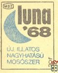 Luna '68 új, illatos nagyhatású mosószer MSZ, 30f