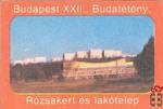 Budapest, XXII.,..Rózsakert és lakótelep. 50x34 mm