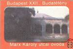 Budapest, XXII.,..Marx Károly utcai óvoda. 50x34 mm