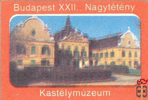 Budapest, XXII.,..Kastélymúzeum. 50x34 mm