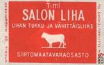 SALON LIHA T:mi Lihan Tukku ja vahittaisliike siirtomaatavaraosasto Ke