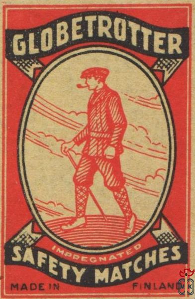 Globetrotter safety matches made in Finland