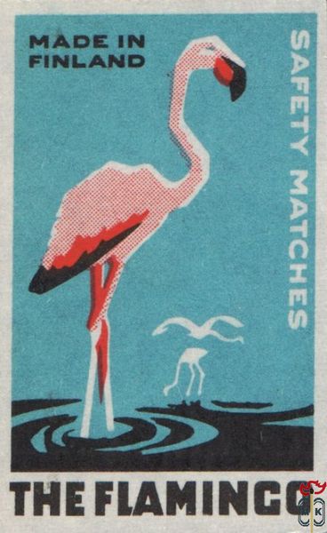 The Flamingo safety matches made in Finland