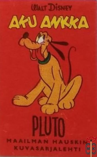 Pluto Walt Disney Aku Ankka Maailman hauskin kuvasarjalehti
