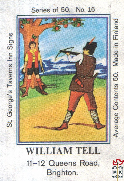William Tell 11-12 Queens Road, Brighton.