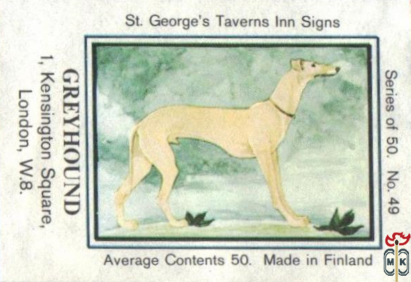 Greyhound 1, Kensington Square, London, W.8.