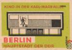Kino in der Karl-Marx-Allee BERLIN Hauptstadt der DDR Riesa 1962