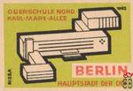 Oberschule nord Karl-Marx-Allee BERLIN Hauptstadt der DDR Riesa 1962