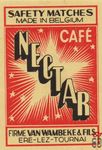 Nectar cafe firme van wambeke & fils ere-lez-tournal safety matches ma