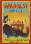 Advogaat likeur f.x. de Bekelaer Antwerp