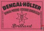BENGAL-HOLZER Bengal-matches-fosforos bengalicos Brillant FAbricado en