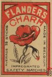 Flanders Charm impregnated safety matches average 35 sticks made in Be