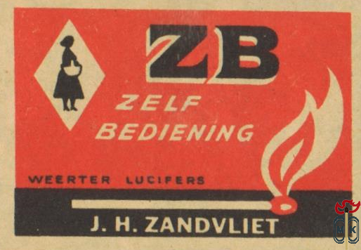 J.H. Zandvliet ZB Zelf Bediening Weerter Lucifers