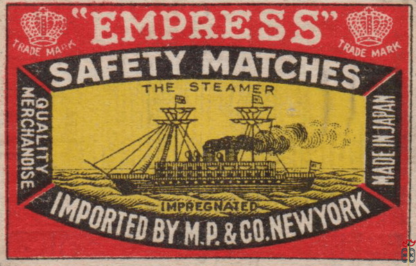 "Empress" the steamer imported by m.p. & co. New York qualit