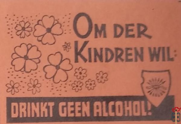 Om der Kindren wil Drinkt geen alcohol!