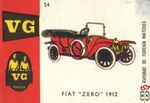 Fiat "Zero" 1912 average 30 foreign matches VG service